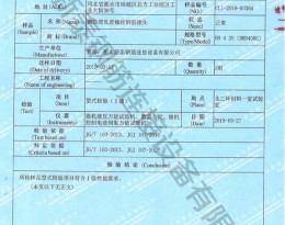 檢驗報告